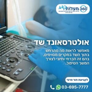אולטרסאונד שד - 360 מעלות שיא