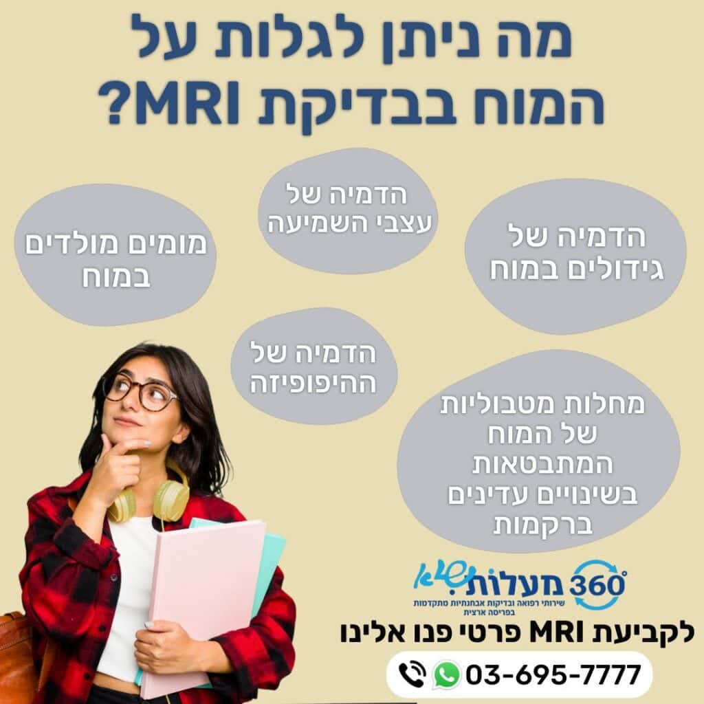 מה ניתן לגלות בבדיקת MRI מוח - 360 מעלות שיא